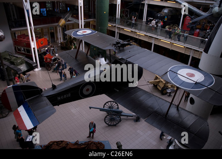 An aircraft on display at the Imperial War Museum Lambeth Road, Lambeth SE1 Stock Photo