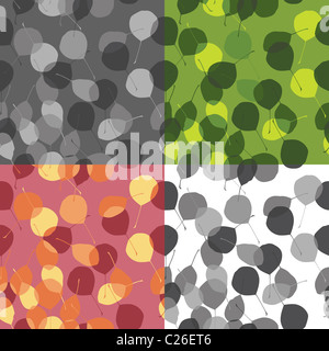 Leaf Seamless Pattern Stock Photo