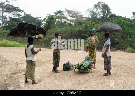 Betou, Ubangi River ,Republic of Congo Stock Photo