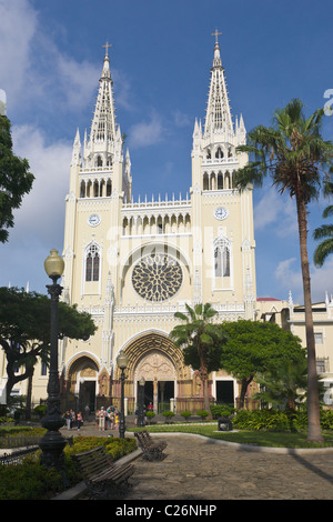 Cathedral and Parque Bolivar, Guayaquil, Ecuador Stock Photo