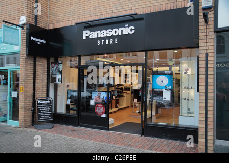 The Panasonic electronics store in Kingston Upon Thames, London, UK. Stock Photo