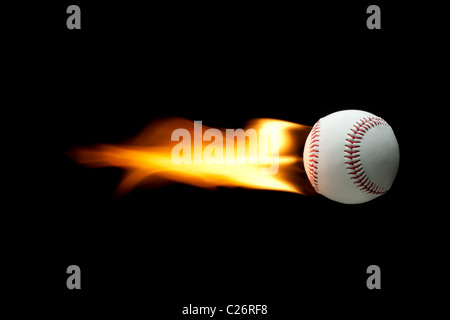 Baseball ball fire hi-res stock photography and images - Alamy