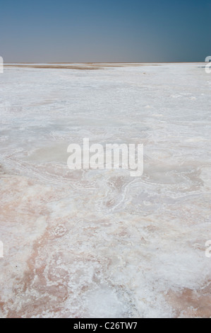 Salt flats near Shannah, Oman Stock Photo