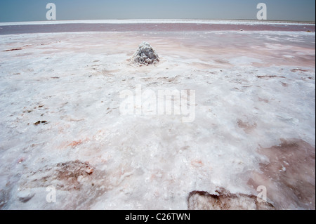 Salt flats near Shannah, Oman Stock Photo