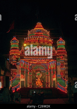 Ganesh Ganpati Festival, Pune, Maharashtra, India Stock Photo