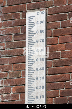 Measuring Water Depth Stock Photo - Alamy