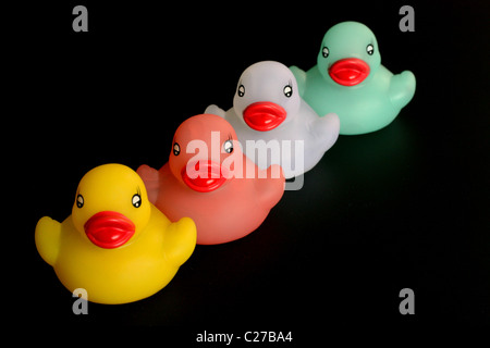 Plastic duck fishing at an amusement park Stock Photo - Alamy
