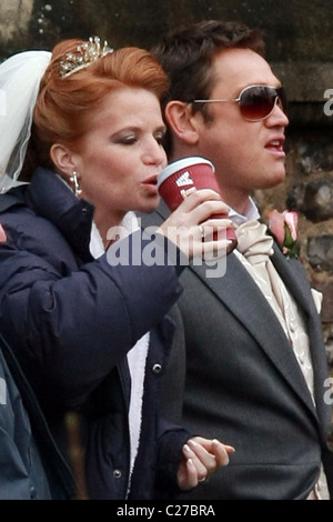 Patsy Plemer Wedding Patsy Palmer and Sid Owen The cast of the TV soap 'Eastenders' filming ...