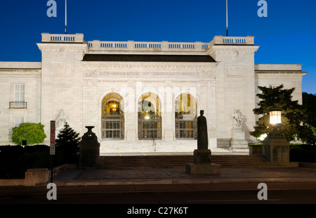 The Organization of American States 'OAS' main building located on the corner of 17th Street and Constitution Ave Washington DC Stock Photo