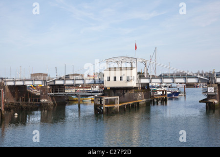 Oulton Broad, Suffolk, UK, Bridge Stock Photo