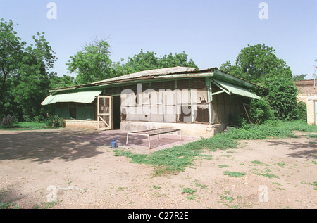 British colonial architecture in Barakat, Sudan Stock Photo