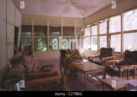 British colonial architecture in Barakat, Sudan Stock Photo