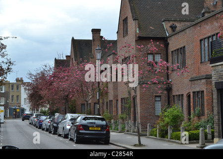 Traditional houses in Chelsea, London, UK ARTIFEX LUCIS Stock Photo