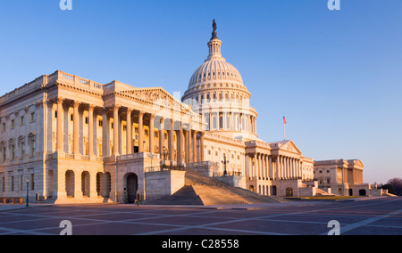Capitol building / US congress building at sunrise, Washington DC Stock Photo