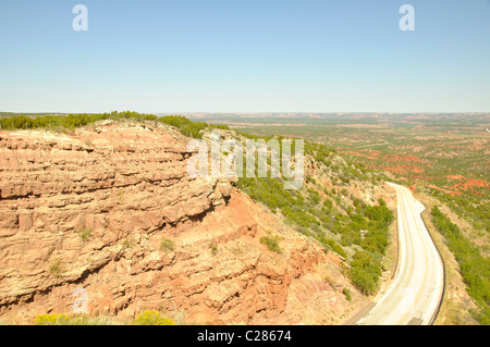 Palo Duro State Park, Texas - 2nd largest canyon in USA Stock Photo