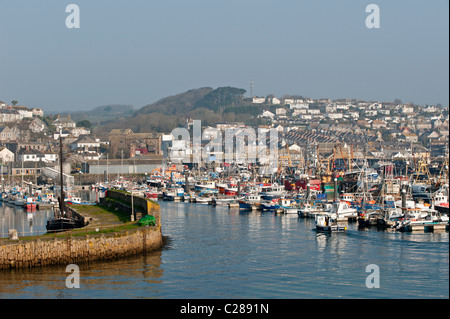 Newlyn harbour, Penzance, Cornwall, United Kingdom Stock Photo