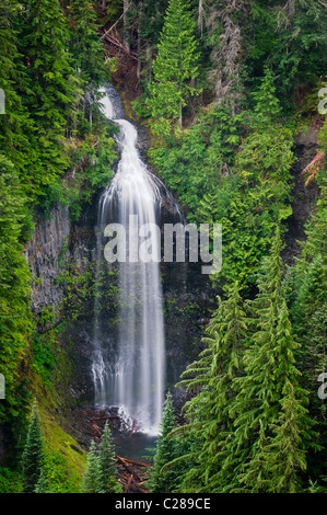 Martha Falls at Mount Rainier National Park, Washington State, USA ...