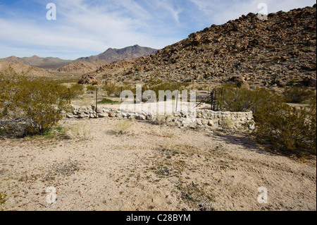 Wildlife Guzzler in the Mojave Desert Stock Photo