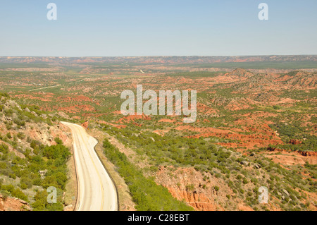 Palo Duro State Park, Texas - 2nd largest canyon in USA Stock Photo