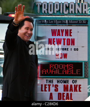 Wayne Newton, Mr. Las Vegas, rang the opening bell at the American
