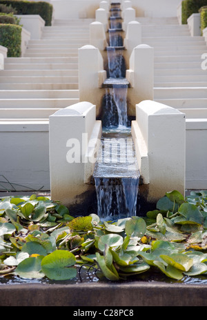 Cascading Water feature at Grounds at Caledon Casino and Spa Hotel Stock Photo