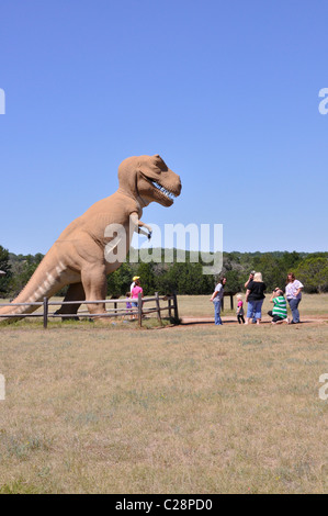 Dinosaur World museum, Glen Rose, Texas, USA Stock Photo