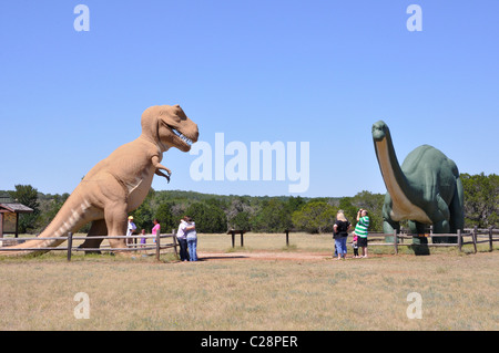 Dinosaur World museum, Glen Rose, Texas, USA Stock Photo