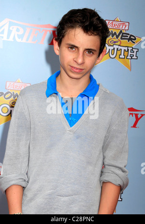 Moises Arias Variety Power of Youth held at Paramount Studios - Arrivals Los Angeles, California - 05.12.09 Stock Photo
