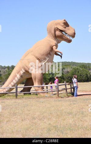 Dinosaur World museum, Glen Rose, Texas, USA Stock Photo