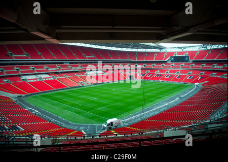 Wembley football stadium empty Stock Photo