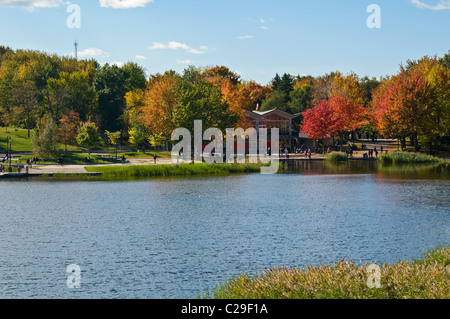 Mount Royal park Montreal Canada autumn Stock Photo