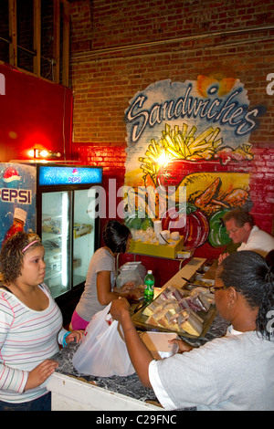 Strong's soul food restaurant in Selma, Alabama, USA. Stock Photo