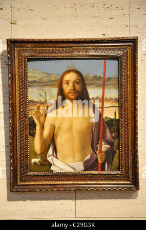 Christ Blessing, 1500, Painting by Giovanni Bellini Stock Photo - Alamy