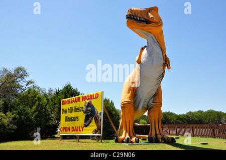 Dinosaur World museum, Glen Rose, Texas, USA Stock Photo