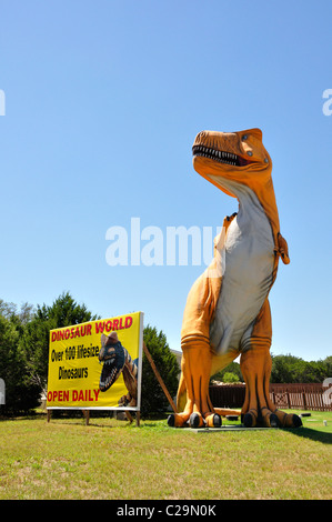 Dinosaur World museum, Glen Rose, Texas, USA Stock Photo