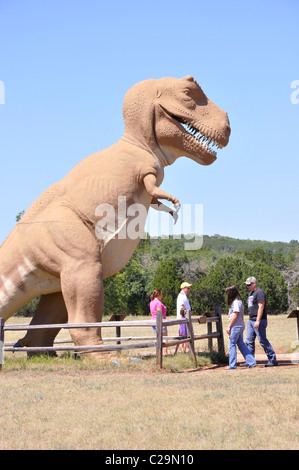 Dinosaur World museum, Glen Rose, Texas, USA Stock Photo