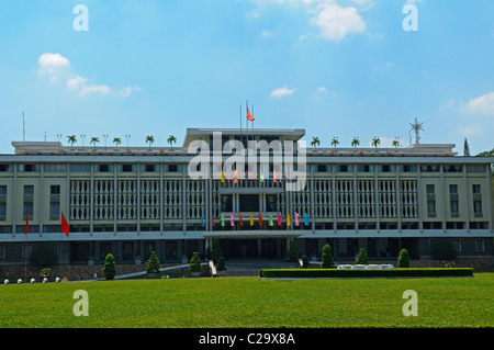 The Reunification Palace in Ho Chi Minh City, Vietnam Stock Photo