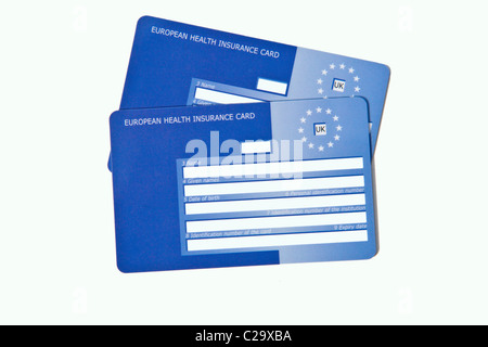 European Health Insurance Card Stock Photo