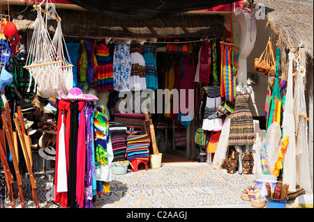 Colourful shop front at Puerto Morelos, Quintana Roo, Mexico Stock Photo