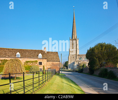 Church of St John the Evangelist at Slimbridge village in Gloucestershire Stock Photo