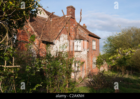 An abandoned  Farmhouse in the rural area of Wheeler End, Buckinghamshire. Stock Photo