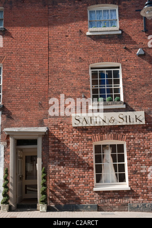 Wedding dress shop in Hereford Stock Photo - Alamy