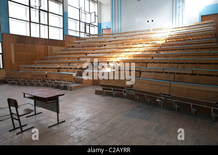 Empty lecture hall Stock Photo