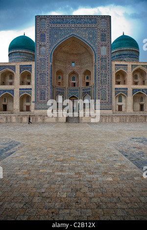 Uzbekistan, Bukhara, Mir-i Arab Madrasah Stock Photo
