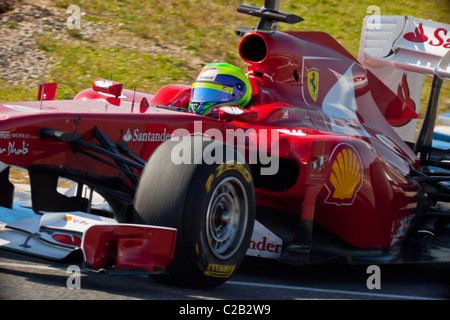 Team Ferrari F1, Felipe Massa, 2011 Stock Photo