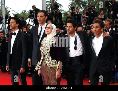 Rachid Bouchareb, Chafia Boudraa, Sami Boujila, Jamel Debbouze and Roschdy Zem 2010 Cannes International Film Festival - Day 10 Stock Photo