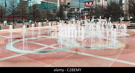 Fountain of rings, Atlanta Stock Photo