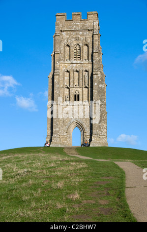 Glastonbury Tor, Glastonbury, Somerset, England Stock Photo