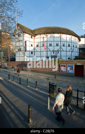 Shakespeare's Globe Theatre on the southbank of the River Thames in London, England, UK.