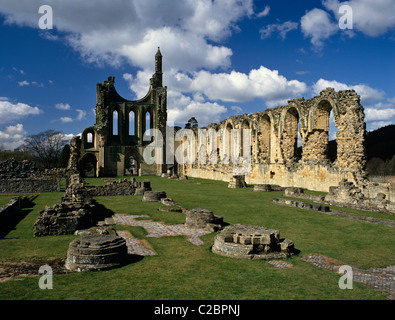 Byland Abbey North Yorkshire England Stock Photo